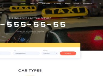 Шаблон многостраничного  Luxury Taxi  