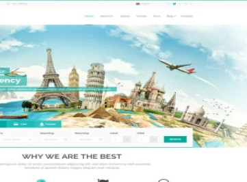 HTML-шаблон туристического агентства