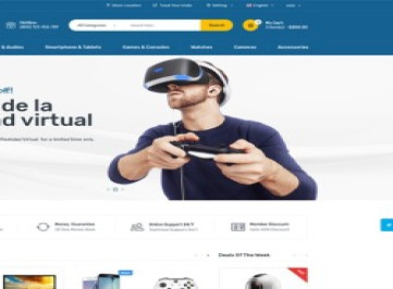 Шаблон сайта электронной коммерции Flextop