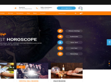 Астролог - HTML-шаблон сайта "Астрология и нумерология"  