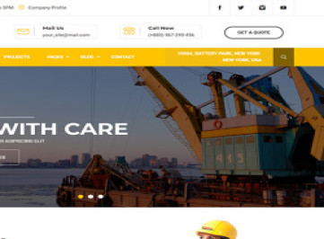 Davana -  HTML-шаблон промышленного бизнеса  