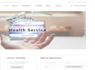 Здравоохранение - Многостраничный  шаблон  клиники  