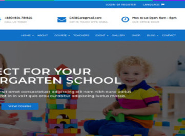 ChildCare - HTML-шаблон для детского сада и школы  