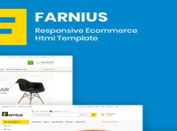  шаблон сайта мебельного магазина Farnius  