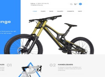 Cyclert - шаблон  Cycler Multipage Clean HTML  