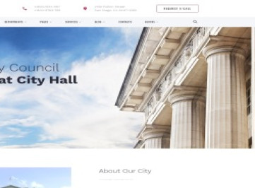 FederalGov - Государственный готовый классический HTML-шаблон веб-  