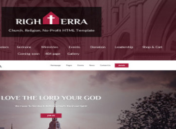 Righterra - шаблон  Religion  4  
