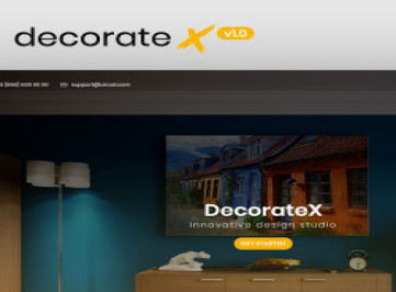 DecorateX -  шаблон  мебели и декора  