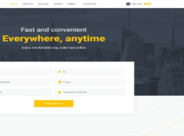 UpDrive - шаблон  онлайн-службы такси  
