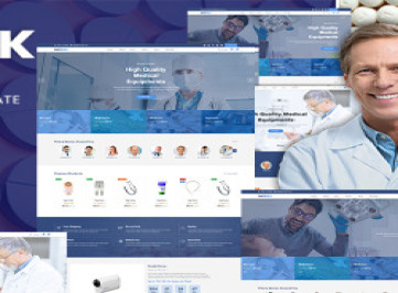 Медсек |  шаблон сайта продавца медицинского оборудования  