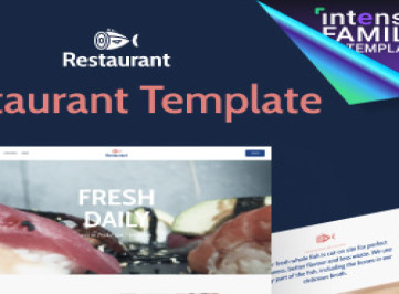 Seabay - шаблон сайта местного ресторана морепродуктов  