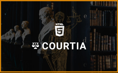 Шаблон Courtia - Многоцелевой шаблон -сайта Law  