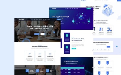 Шаблон Softree-Многоцелевой шаблон веб-  