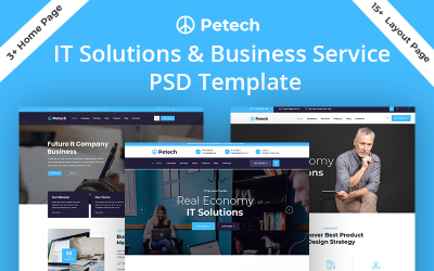 Шаблон Шаблон  Petech IT-решения и бизнес-услуг  