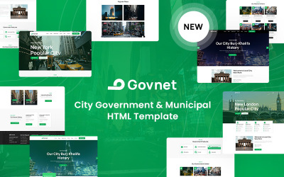 Шаблон Govnet - шаблон  правительства и муниципалитета  