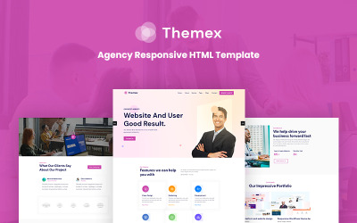 Шаблон Themex -   шаблон  агентства  