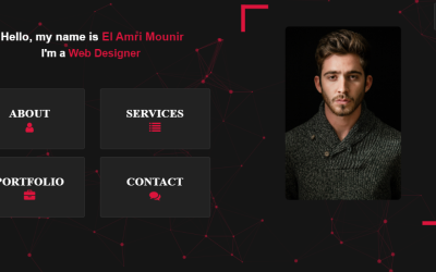 Шаблон Шаблон сайта Amin Creative Personal Portfolio 