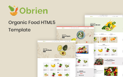 Шаблон Obrien -  шаблон  органических продуктов питания