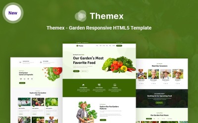 Шаблон Themex - адаптивный  шаблон  для сада
