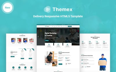 Шаблон Themex -   шаблон  для доставки