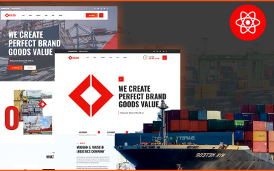 Шаблон Шаблон  Delco Logistics Cargo React