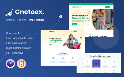 Шаблон Cnetoex - Очистка HTML-шаблона