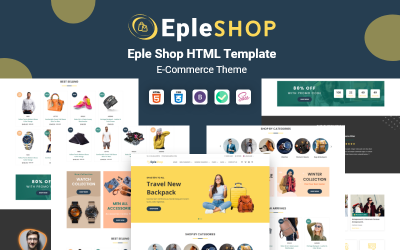 Шаблон EpleShop - Многоцелевой HTML-шаблон для электронной коммерции