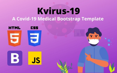 Шаблон Kvirus19 - Шаблон  о медицине и здравоохранении