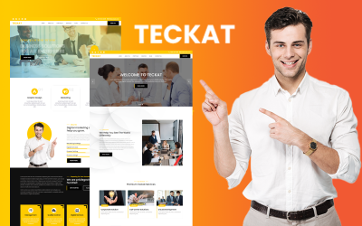 Шаблон Текат | Шаблон бизнес-сайта HTML 5