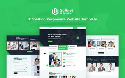 Шаблон Softnet - адаптивный шаблон  для ИТ-решений и технологий