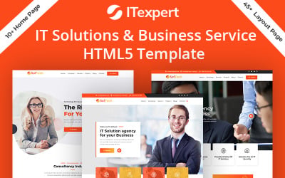 Шаблон Шаблон  для компании Softech IT Solution Business Company