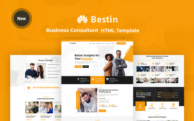 Шаблон Bestin -  шаблон  для бизнеса и консультантов