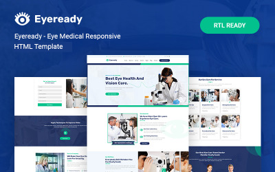 Шаблон Eyeready -  шаблон  для офтальмологической медицины
