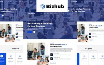 Шаблон Bizhub-Business и корпоративный шаблон Html5