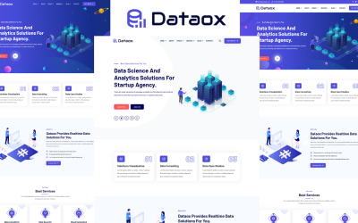 Шаблон Dataox - шаблон  для анализа данных и аналитики