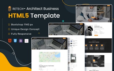 Шаблон Retech - архитектор шаблона 
