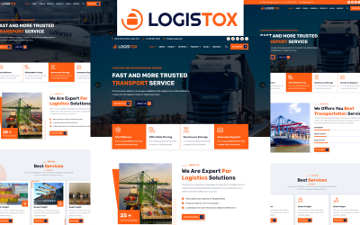 Шаблон Logistox - Логистика и транспорт 