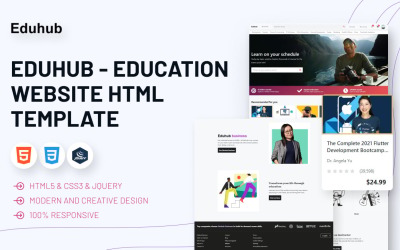 Шаблон Eduhub - HTML-шаблон образовательного веб-