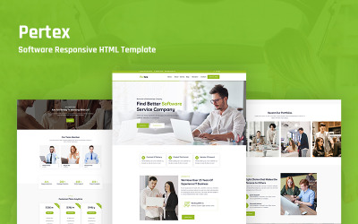 Шаблон Pertex – Software Responsive Website Template