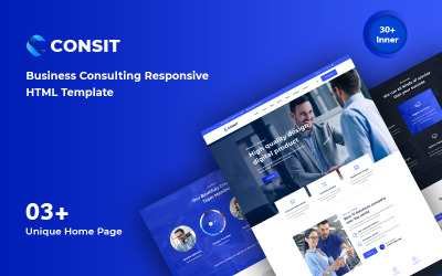 Шаблон Consit — адаптивный шаблон  для бизнес-консалтинга