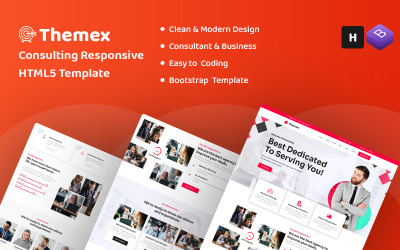 Шаблон Themex -  шаблон  для консалтинга