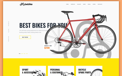 Шаблон Bebike - HTML-шаблон магазина спортивных велосипедов