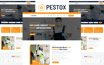 Шаблон Pestox - -шаблон службы борьбы с вредителями