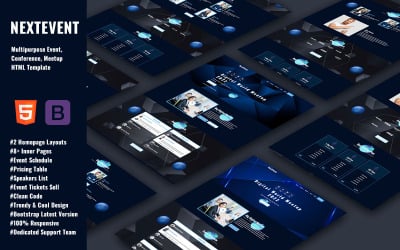 Шаблон NextEvent - HTML-шаблон многоцелевого мероприятия, конференции, встречи