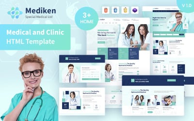 Шаблон Шаблон  Mediken Medical & Hospital