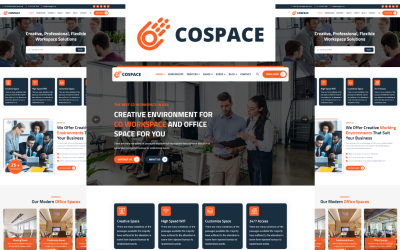 Шаблон Cospace - Аренда офиса и коворкинг 