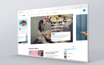 Шаблон HTML-шаблон журнала Xberg Blog