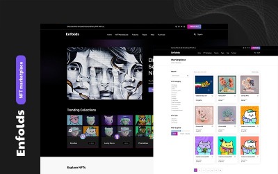 Шаблон Enfolds — Шаблон торговой площадки NFT