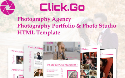 Шаблон Click.Go - Шаблон фотостудии и фотоагентства