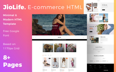 Шаблон JioLife — HTML-шаблон электронной коммерции